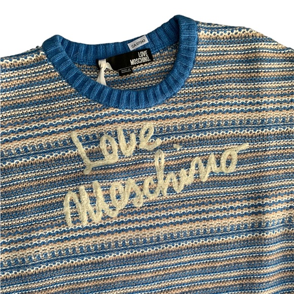 ❤️Love Moschino wool blend striped knitted dress size M US or 42 European ❤️ - Picture 6 of 9